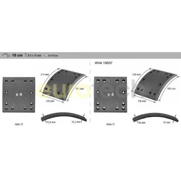 19032 /  Brake Shoe