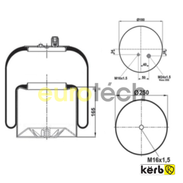 Air Bellow - OE NO : SP 554183-K02, 942 320 23 21